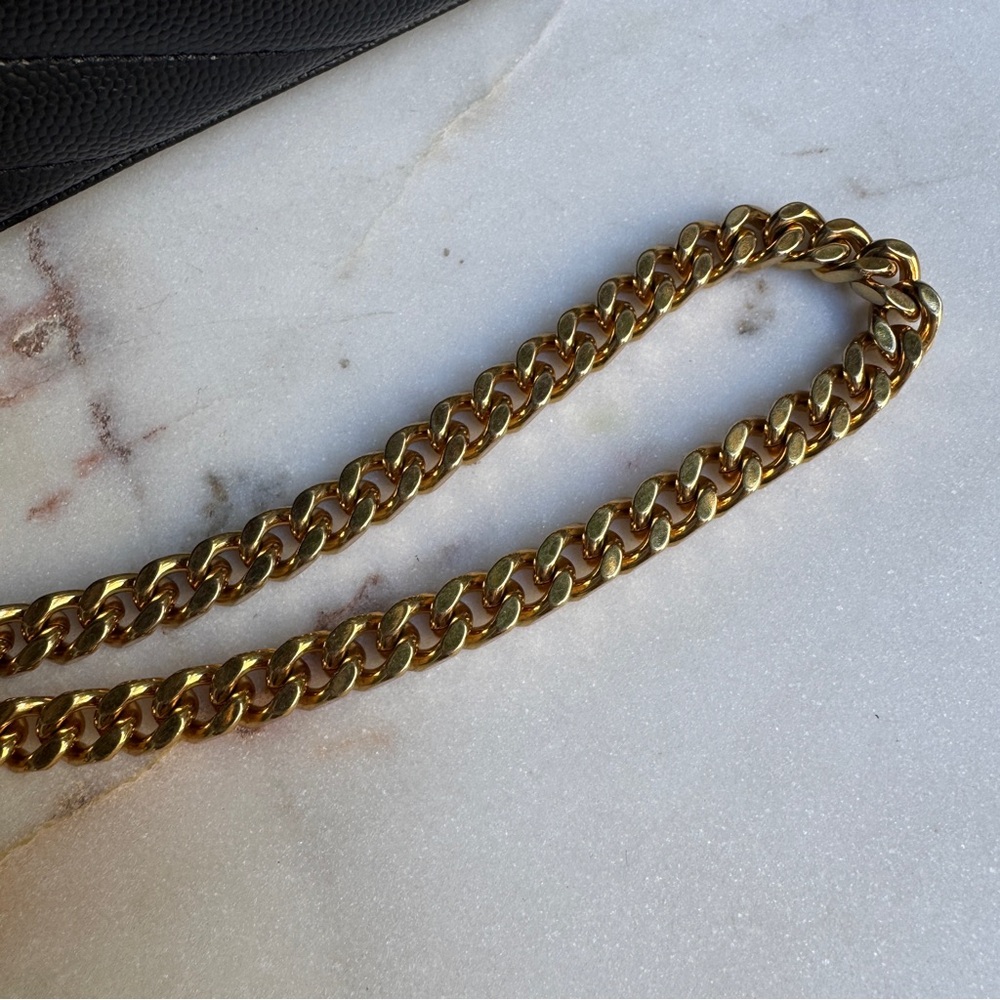 Saint Laurent Cassandre Matelassé Envelope Chain Wallet Crossbody - Picture 7 of 16
